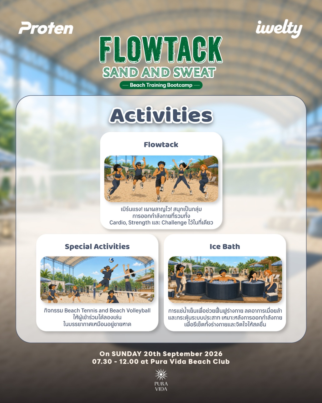 PROTEN x IWELTY Flowtack Beach Training Bootcamp gallery 2