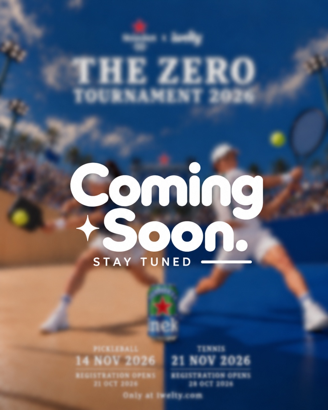 Heineken 0.0 × iwelty - THE ZERO TOURNAMENT 2026 - Pickleball gallery 1