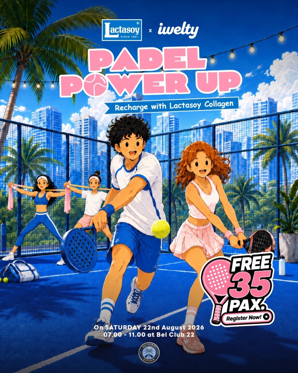 LACTASOY x IWELTY - PADEL POWER UP : Recharge with Lactasoy Collagen